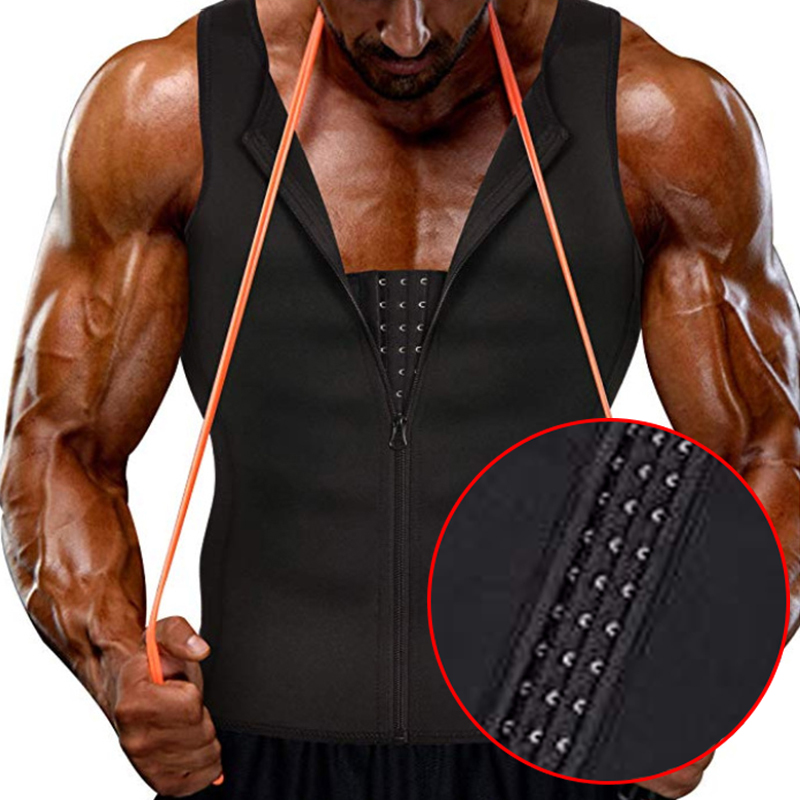 Crossfit Weight Vest - Men's Slimming Sauna Suits Compression Vest