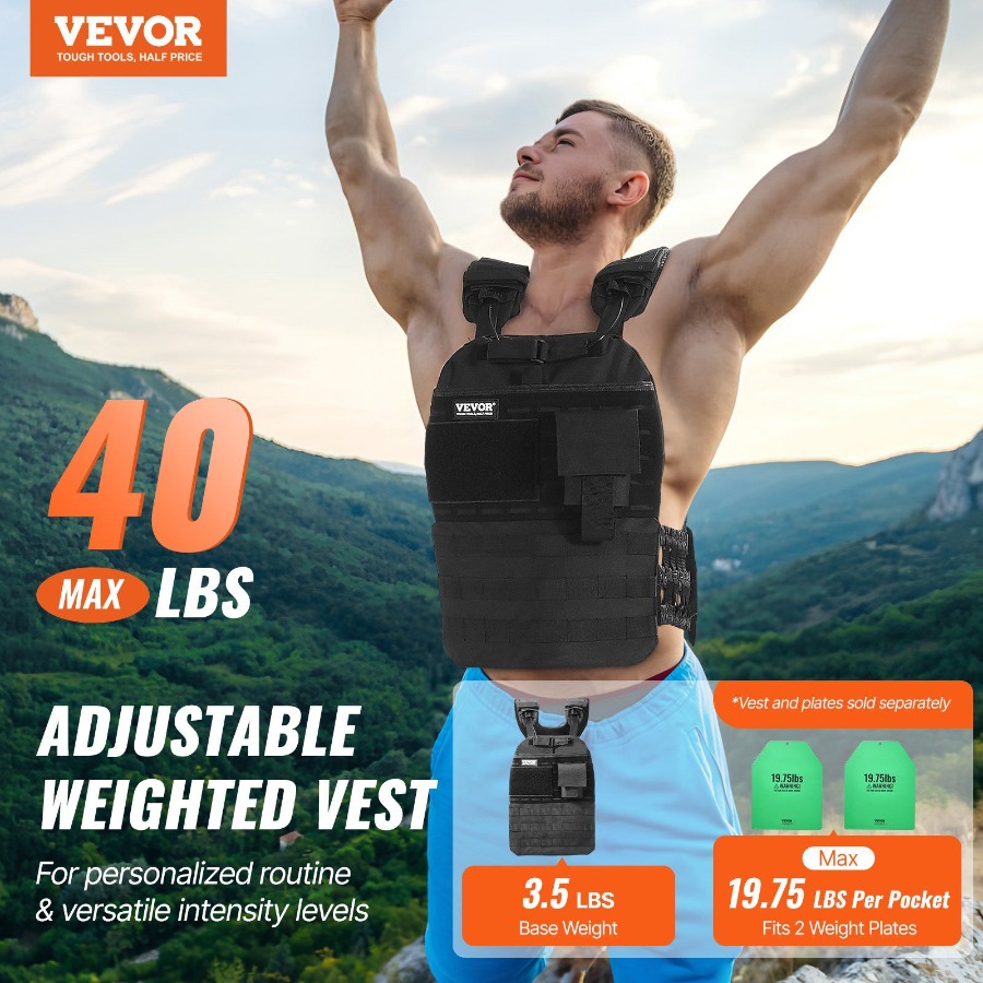 40lb Adjustable Weighted Vest  - Crossfit Weight Vest avis et prix
