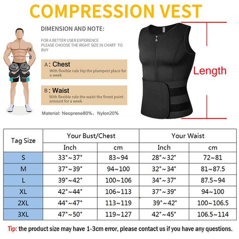 Men Neoprene Sauna Sweat Vest  - Crossfit Weight Vest avis et prix