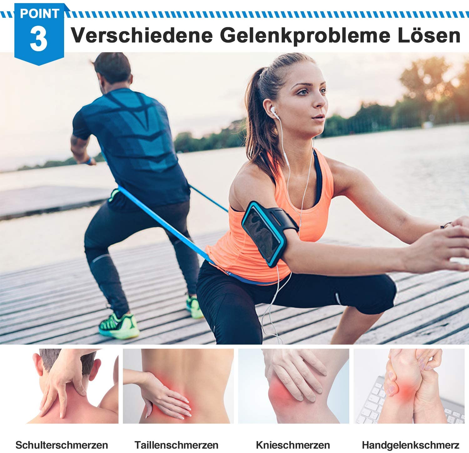 Elastic Fitness Bands 3Pcs Res - Finger Tape Athletic avis et prix