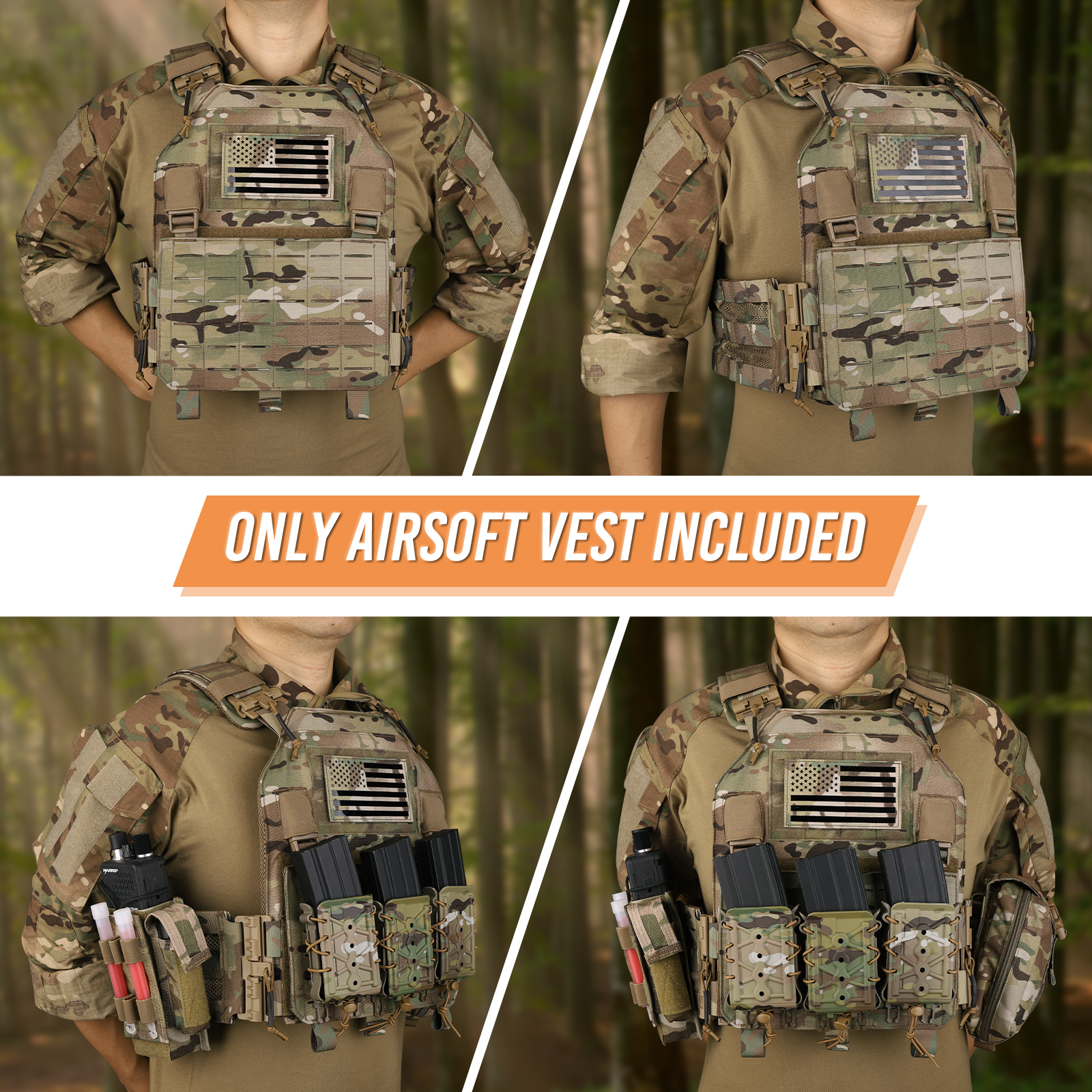 KRYDEX Tactical Vest Molle Las - Crossfit Weight Vest avis et prix