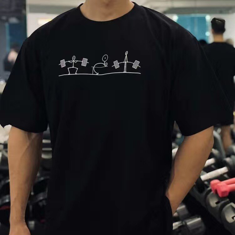 Men's Gym Workout Stick Figure - Crossfit Mayhem avis et prix