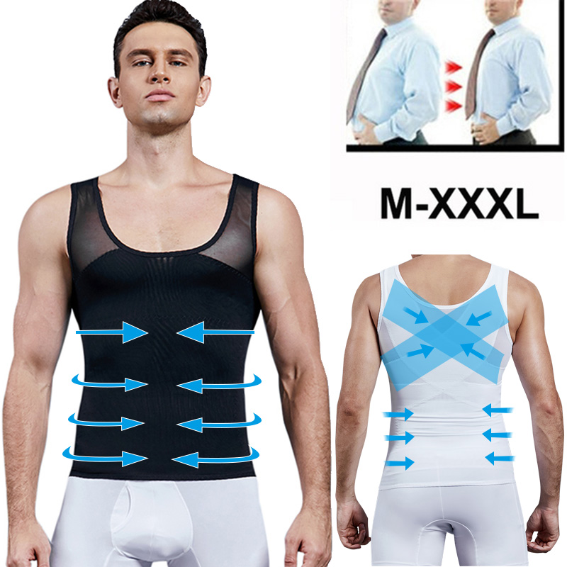 Men Shapewear Chest Compressio - Crossfit Weight Vest avis et prix
