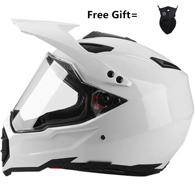 Gloss White Full Face Motorcyc - Crossfit Full Gear avis et prix