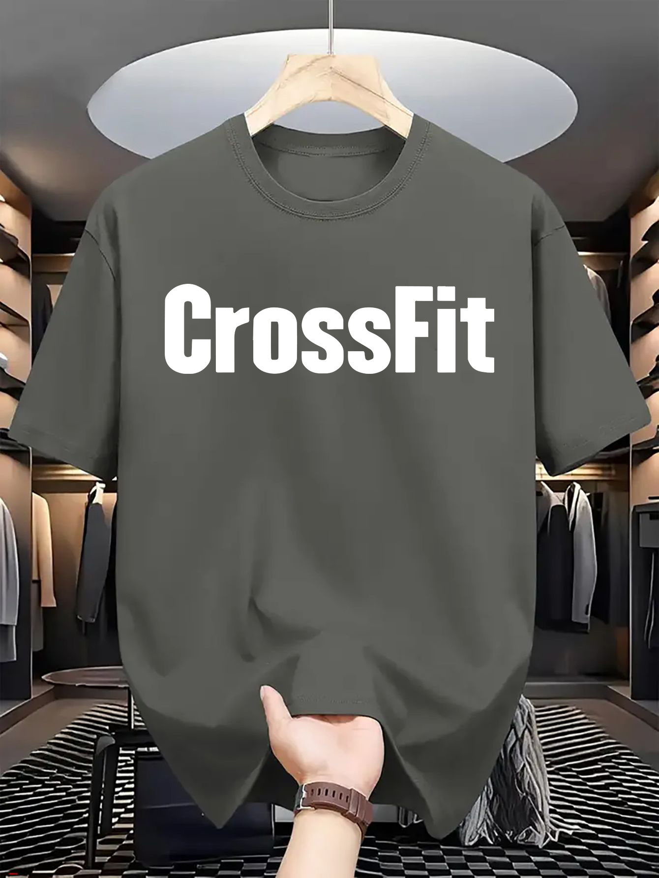 Men's Summer 100% Cotton Casua - Crossfit Mayhem avis et prix