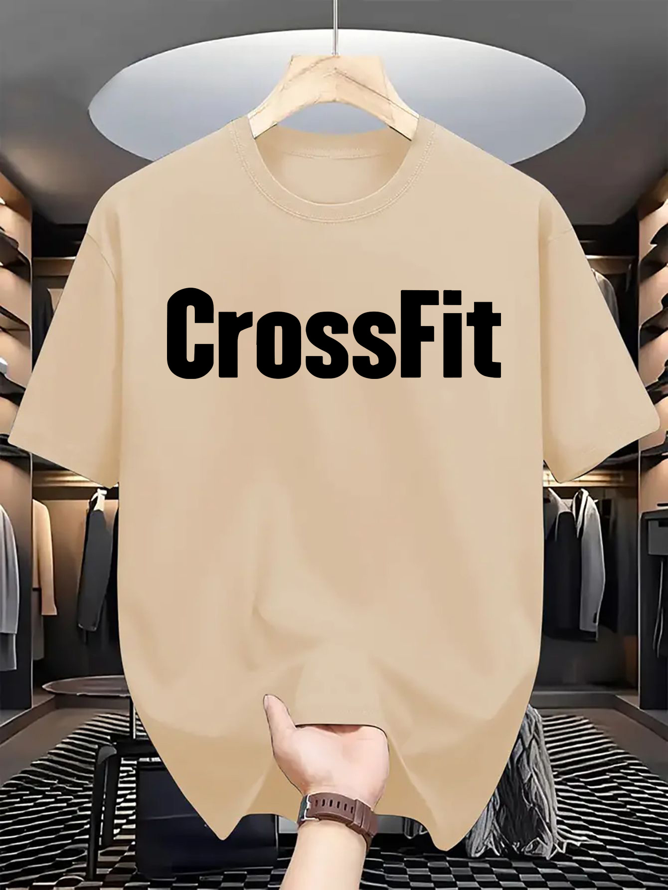 Men's Summer 100% Cotton Casua - Crossfit Mayhem avis et prix