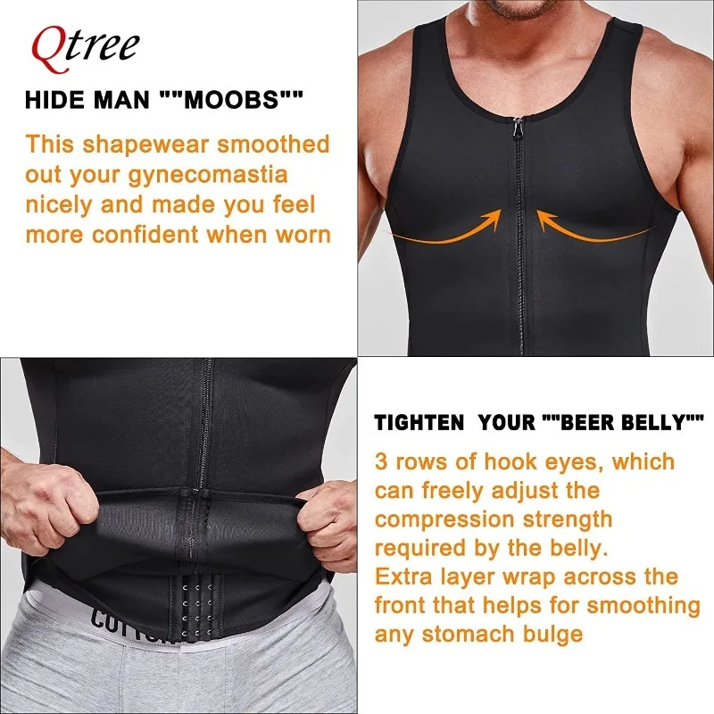 Qtree Men's Slimming Sauna Tan - Crossfit Weight Vest avis et prix