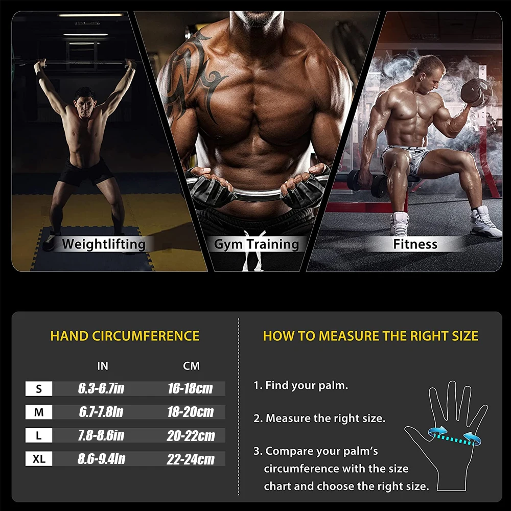 1Pair Half Finger Gym Fitness  - Crossfit Workout With Equipment avis et prix