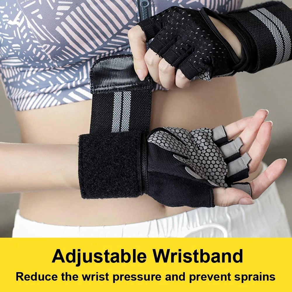 1Pair Half Finger Gym Fitness  - Crossfit Workout With Equipment avis et prix